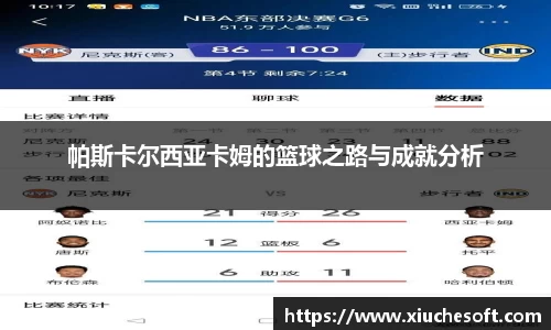 帕斯卡尔西亚卡姆的篮球之路与成就分析